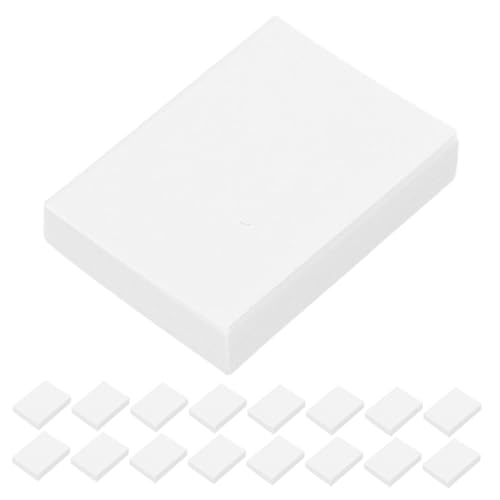 ERINGOGO 40 Stück Leeres Buchmodell Puppe Miniatur-Buchvitrine Miniaturen Leere Bücher Mini-Bücher Miniaturen Möbelzubehör Miniatur-Leerbuch Mini- -DIY-Buch winziges Buch Papier Weiß von ERINGOGO