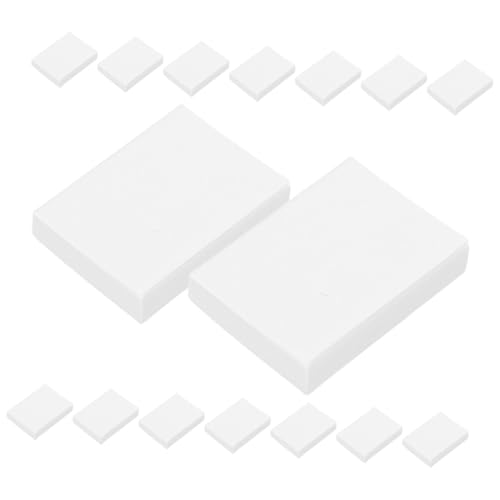 ERINGOGO 40 Stück Maßstab mit Umblätterbaren Seiten Weiße Leere Mini Bücher für Puppenhaus Bücherregal Dekorative Miniaturmöbel Zubehör für DIY und Puppenhaus Dekoration von ERINGOGO