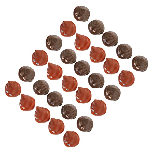ERINGOGO 40 Stück Poop- für kinderspielzeug spielsachen für sankastenspielsachen Indoor- gefälschter KOT Party matschig Kotspielzeug PVC von ERINGOGO