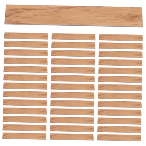 ERINGOGO 40 Stück Puppenhaus Fußbodenpaneele Vielseitig Dekorativ Robust für Miniaturhäuser und Bastelprojekte von ERINGOGO