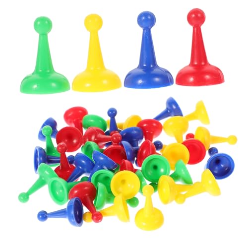 ERINGOGO 40 Stück Schachstücke Für Tischplatte Schach Ersatz Tabletop-spielkomponente Brettspiele Bauern Schachbrett Schach Spielmarken Spielzubehör Plastik von ERINGOGO