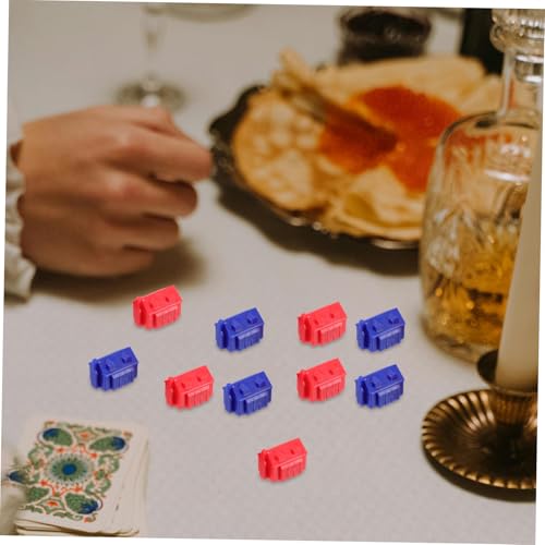 ERINGOGO 40 Stück Teiliges Ersatzteile aus Dickem Kunststoff für Brettspiel Häuser und Hotels Detailreich Gestaltete Miniatur Spielsteine für Familienspiele und Gesellige Runden von ERINGOGO