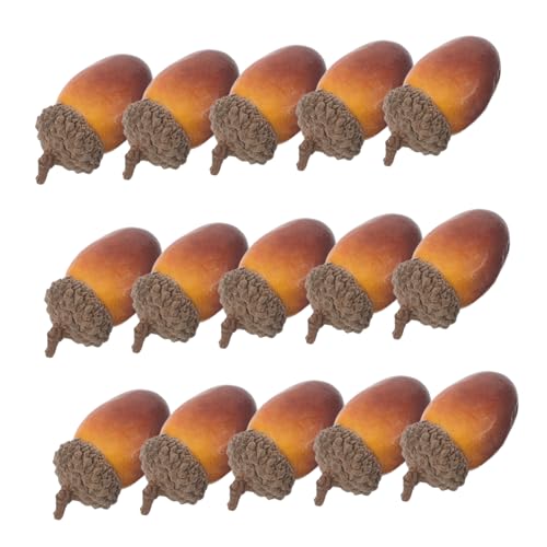ERINGOGO 40 Stück Teiliges Künstliche Eicheln für Basteln und Herbstdeko Realistische Imitation Vielseitig als Tischstreu Vasenfüllung und Dekoration für Hochzeit Küche und Festival ERINGOGO 40 Stück Teiliges Künstliche Eicheln für Basteln und Herbstdeko Realistische Imitation Vielseitig als Tischstreu Vasenfüllung und Dekoration für Hochzeit Küche und Festival von ERINGOGO