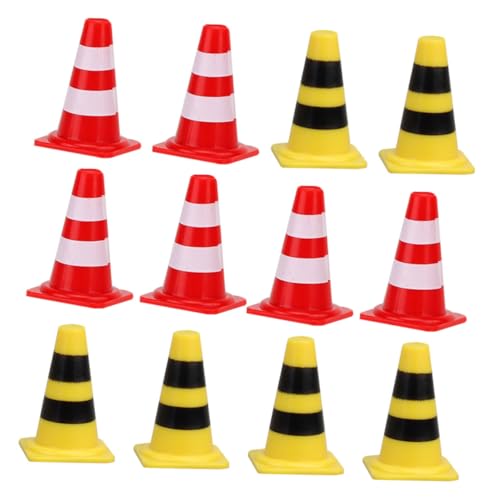 ERINGOGO 40 Stück Teiliges Mini Verkehrszeichen aus Kleine Verkehrshütchen in Rot und Gelb Pädagogisches Lernspielzeug für Verkehrsregeln Spielerisch Vermitteln für Baustellen und ERINGOGO 40 Stück Teiliges Mini Verkehrszeichen aus Kleine Verkehrshütchen in Rot und Gelb Pädagogisches Lernspielzeug für Verkehrsregeln Spielerisch Vermitteln für Baustellen und von ERINGOGO