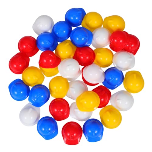 ERINGOGO 40 Stück Teiliges Mini sicherheitshelm Leichtem Kunststoff Vielseitig für Puppen Haustiere und Partydekoration in Rot Blau Gelb und Weiß für Geburtstage und Outdoor Events ERINGOGO 40 Stück Teiliges Mini sicherheitshelm Leichtem Kunststoff Vielseitig für Puppen Haustiere und Partydekoration in Rot Blau Gelb und Weiß für Geburtstage und Outdoor Events von ERINGOGO