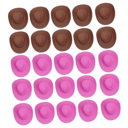 ERINGOGO 40 Stück Teiliges Miniatur Puppenhüte Filzartige Kleine Cowgirl Hüte Glatte Oberfläche Vielseitig für DIY Dollhouse Dekoration Sichere und Langlebige Mini Doll Hats für ERINGOGO 40 Stück Teiliges Miniatur Puppenhüte Filzartige Kleine Cowgirl Hüte Glatte Oberfläche Vielseitig für DIY Dollhouse Dekoration Sichere und Langlebige Mini Doll Hats für von ERINGOGO