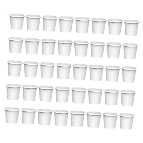 ERINGOGO 40 Stück Wasserspender Aus Pappbecher Für Kleine Mini-wasserspenderbecher Pappbecher Als Pappbecher Für , Mini-wasserspender Kleine Pappbecher Weiß von ERINGOGO