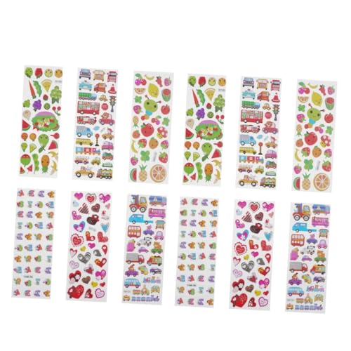 ERINGOGO 40Blätter Cartoon Aufkleber für DIY Handwerk Sticker Niedliche Designs für Kreativität und Spaß Schulkind und Bastelprojekte Zufällige Farben und Muster ERINGOGO 40Blätter Cartoon Aufkleber für DIY Handwerk Sticker Niedliche Designs für Kreativität und Spaß Schulkind und Bastelprojekte Zufällige Farben und Muster von ERINGOGO