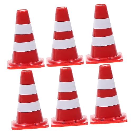 ERINGOGO 40Stücke Pädagogisches Straßensperre Simulation Verkehrszeichen Barrikaden Und Lehrhilfen Für Kognitives Lernspielzeug Für Verkehrssicherheit Und Straßenverständnis von ERINGOGO