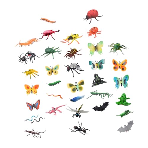 ERINGOGO 43 Stück Insekten simulations Modell Insekten Insekten Lernspielzeug Insekten Sammlerstück Insekten Insektenspielzeug für von ERINGOGO