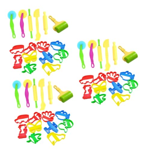 48 STK Spielzeuge Kinderspielzeug Spielzeug aus Ton Werkzeuge aus farbigem Ton Teig gefärbter Ton von ERINGOGO