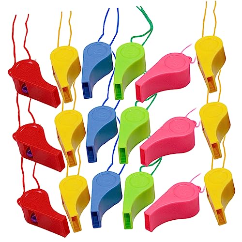 ERINGOGO 48 Stück Bunte Trillerpfeifen mit Umhängeband Robuste Sportpfeifen für Schiedsrichter Training Partys und Spiele für Schule und Fitnessstudio ERINGOGO 48 Stück Bunte Trillerpfeifen mit Umhängeband Robuste Sportpfeifen für Schiedsrichter Training Partys und Spiele für Schule und Fitnessstudio von ERINGOGO