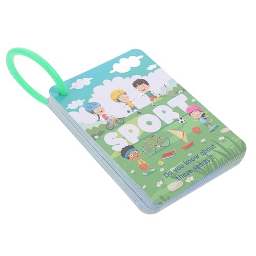 ERINGOGO 48 Stück Früherziehungskarten Sport-lernkarten Für Lernkarten Zum Skateboarden Fußball-lernkarten Karteikarten Zum Thema Sport Basketball-lernkarten Lernangebot Green Papier von ERINGOGO