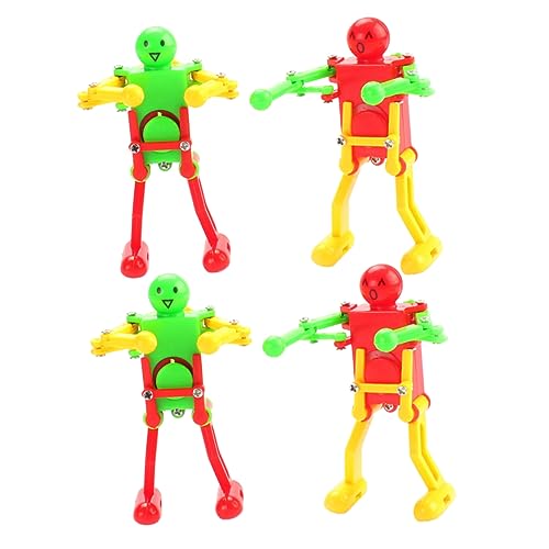 ERINGOGO 4Stücke Aufziehspielzeug Tanzroboter Mechanische Roboter Für Farblich Gemischte Ausführung Für Spielzeugliebhaber ERINGOGO 4Stücke Aufziehspielzeug Tanzroboter Mechanische Roboter Für Farblich Gemischte Ausführung Für Spielzeugliebhaber von ERINGOGO