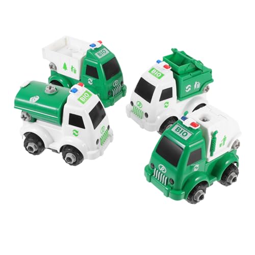 ERINGOGO 4Stücke DIY Müllwagen Für Pädagogisches LKW Mit Schraubendreher Und Werkzeug Zufällige Farben Lernspielzeug Für Jungen Und Mädchen Ab Jahren ERINGOGO 4Stücke DIY Müllwagen Für Pädagogisches LKW Mit Schraubendreher Und Werkzeug Zufällige Farben Lernspielzeug Für Jungen Und Mädchen Ab Jahren von ERINGOGO