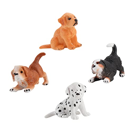 ERINGOGO 4Stücke Hunde Figuren Realistische Welpen Figuren Dekorative Hundespielzeuge Für Haustierliebhaber Zufällige Designs Für Deko Und Sammlungen ERINGOGO 4Stücke Hunde Figuren Realistische Welpen Figuren Dekorative Hundespielzeuge Für Haustierliebhaber Zufällige Designs Für Deko Und Sammlungen von ERINGOGO
