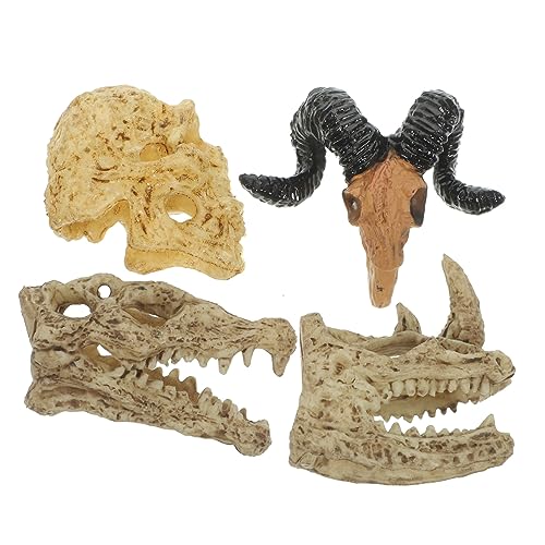 ERINGOGO 4stücke Miniatur Schädel-Figuren Für Puppenhaus-Dekoration Realistische Tierkopf-deko Kreative Modelle Für Halloween Und Festliche Anlässe Detailreiche Handwerkskunst ERINGOGO 4stücke Miniatur Schädel-Figuren Für Puppenhaus-Dekoration Realistische Tierkopf-deko Kreative Modelle Für Halloween Und Festliche Anlässe Detailreiche Handwerkskunst von ERINGOGO