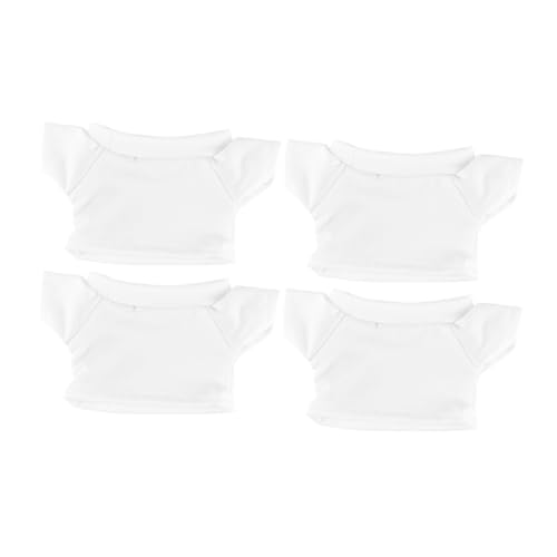 ERINGOGO 4Stücke Teiliges Bärenkostüm Basic T Shirt für Plüschbären Einfarbiges Puppenkostüm für Dekorative Zwecke für Große Kuscheltiere Weiches und Modisches Design ERINGOGO 4Stücke Teiliges Bärenkostüm Basic T Shirt für Plüschbären Einfarbiges Puppenkostüm für Dekorative Zwecke für Große Kuscheltiere Weiches und Modisches Design von ERINGOGO