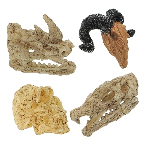 ERINGOGO 4stücke Miniatur Tierkopf Modell Aus Kunststoff Realistische Wanddekoration Für Puppenhaus Kreative Deko-Idee Für Halloween Und Festivals ERINGOGO 4stücke Miniatur Tierkopf Modell Aus Kunststoff Realistische Wanddekoration Für Puppenhaus Kreative Deko-Idee Für Halloween Und Festivals von ERINGOGO