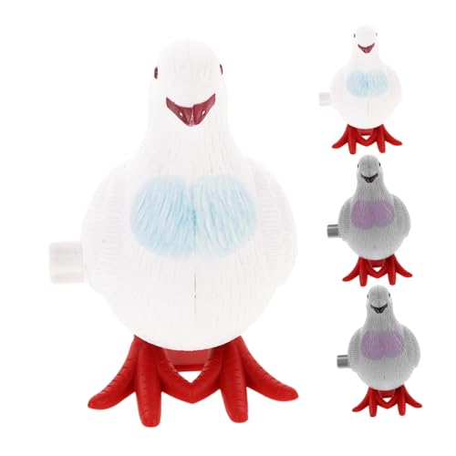 ERINGOGO 4stücke Aufziehspielzeug Taube Bunte Springende Wind-up Tauben Für Junge Mädchen Spielzeuge Für Drinnen Und Draußen Als Deko Für Zuhause Oder Veranstaltungen von ERINGOGO