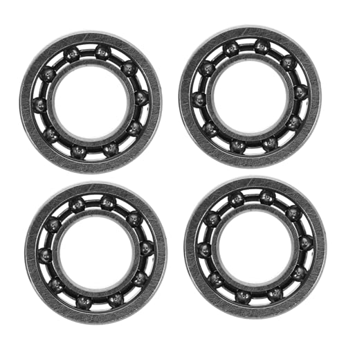 ERINGOGO 4pcs Yo-yo-zubehör Mini-kugellager Skateboard Roller Rad Rollenlager Riemenscheibenlager Minilager Skate-radlager Winziges Lager Stahl Silver von ERINGOGO