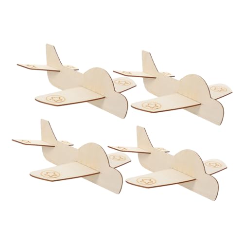 ERINGOGO 4stücke Unfertige Holzflugzeuge Ausmalen Graffiti Spielzeug Kreative Holzspielzeuge Für Bastelset Hand-Augen-koordination ERINGOGO 4stücke Unfertige Holzflugzeuge Ausmalen Graffiti Spielzeug Kreative Holzspielzeuge Für Bastelset Hand-Augen-koordination von ERINGOGO