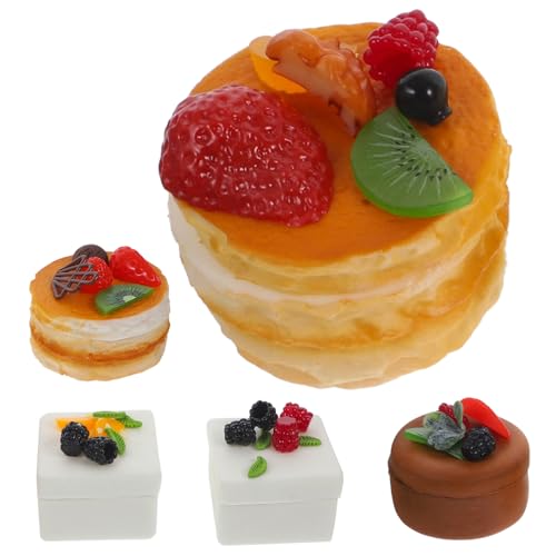 ERINGOGO 5 Sätze DIY Aufbewahrungsboxen Simulation Kuchenform Leicht und Platzsparend Realistisch für Küche Party Büro Bäckerei Dekoration ERINGOGO 5 Sätze DIY Aufbewahrungsboxen Simulation Kuchenform Leicht und Platzsparend Realistisch für Küche Party Büro Bäckerei Dekoration von ERINGOGO
