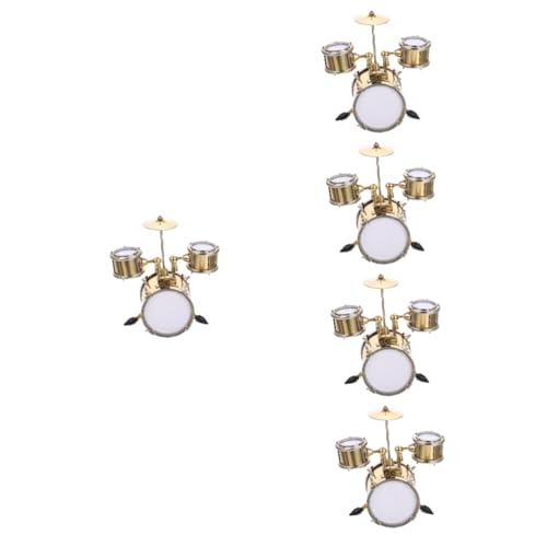 ERINGOGO 5 Sätze Mini-Musikinstrumentenmodell Musik Dekorationen Innenausstattung Spielzeuge Modelle Musikinstrumente, Spielzeug Simulation von Musikinstrumenten Klavier Ornamente von ERINGOGO