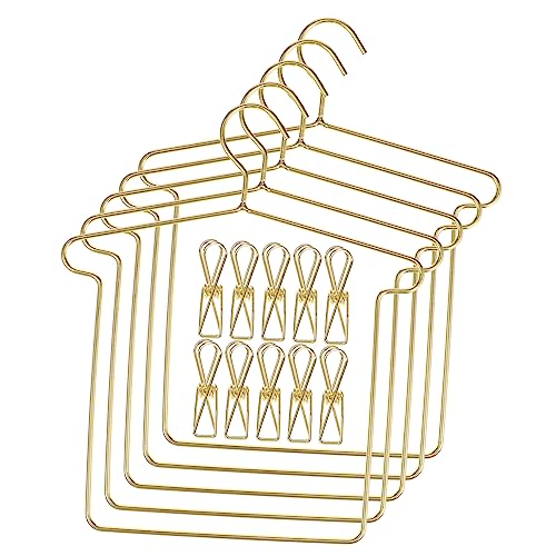 ERINGOGO 5 Sätze Puppenaufhänger Drahtbügel Steht -kleiderständer Hosenbügel Kleiderbügel Für Puppen Babybügel Mit Puppenkleidung Puppenkleiderbügel Zubehör Miniaturhalter Golden Eisen ERINGOGO 5 Sätze Puppenaufhänger Drahtbügel Steht -kleiderständer Hosenbügel Kleiderbügel Für Puppen Babybügel Mit Puppenkleidung Puppenkleiderbügel Zubehör Miniaturhalter Golden Eisen von ERINGOGO