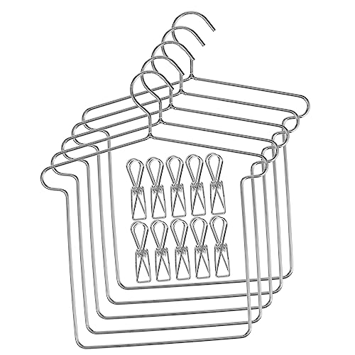 ERINGOGO 5 Sätze Puppenaufhänger Puppenkleidung Aufbewahrung Für Unser Klein Kleiderbügel Miniatur Mini -puppenbügel Mini-hausschmuck Puppenkleidung Rack 18 Puppenzubehör Eisen Silver ERINGOGO 5 Sätze Puppenaufhänger Puppenkleidung Aufbewahrung Für Unser Klein Kleiderbügel Miniatur Mini -puppenbügel Mini-hausschmuck Puppenkleidung Rack 18 Puppenzubehör Eisen Silver von ERINGOGO