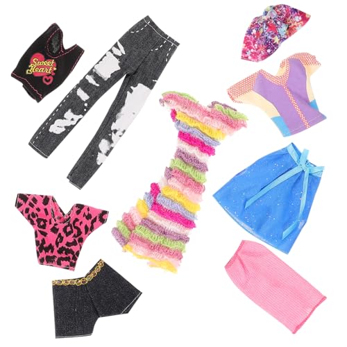 ERINGOGO 5 Sätze Puppenkleider Teiliges Outfit für Puppen Niedliche Freizeitkleidung Dekorative Shorts Vielseitige für Puppen für Kreative Gestaltung ERINGOGO 5 Sätze Puppenkleider Teiliges Outfit für Puppen Niedliche Freizeitkleidung Dekorative Shorts Vielseitige für Puppen für Kreative Gestaltung von ERINGOGO