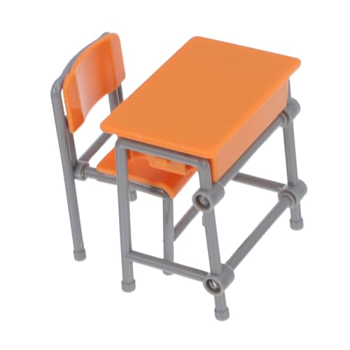 ERINGOGO 5 Sets Puppenhaus-Miniatur-schulmöbel-Set, Winzigem Schreibtisch Und Mini-Stuhl, Modelle Für Puppen, Klassenzimmer-zubehör, Displays, Rollenspiel-Requisiten ERINGOGO 5 Sets Puppenhaus-Miniatur-schulmöbel-Set, Winzigem Schreibtisch Und Mini-Stuhl, Modelle Für Puppen, Klassenzimmer-zubehör, Displays, Rollenspiel-Requisiten von ERINGOGO