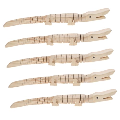 ERINGOGO 5 Stück Blanko-Krokodilspielzeug aus Holz lackierbar realistisch Kinderspielzeug holztiere Wackelndes Krokodilspielzeug Krokodil-DIY- aus Holz hölzern ERINGOGO 5 Stück Blanko-Krokodilspielzeug aus Holz lackierbar realistisch Kinderspielzeug holztiere Wackelndes Krokodilspielzeug Krokodil-DIY- aus Holz hölzern von ERINGOGO