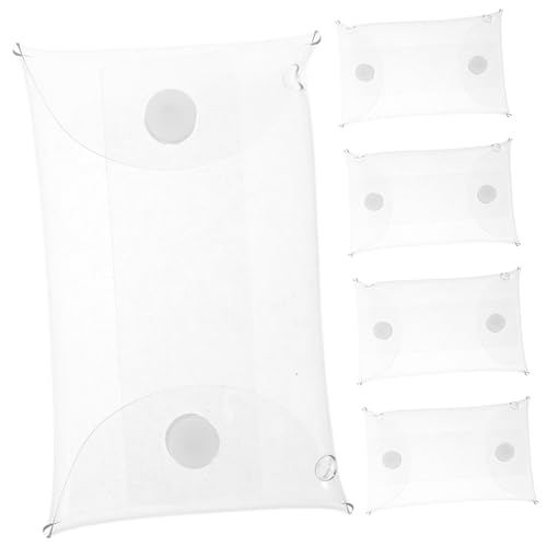 ERINGOGO 5 Stück Cartoon Doll Bag Spielzeugaufbewahrung Puppenanzeigehalter Veranstalter Puppenmodell-Aufbewahrungskoffer Figur Vitrine Figuren-Präsentationsbeutel Klarsichtbeutel PVC von ERINGOGO