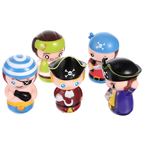 ERINGOGO 5 Stück Cartoon Fingerpuppe Piraten Handpuppe Partygeschenke Geschichtenerzählspielzeug Kleinkinder Fingerpuppen Für Großpackung Mini Pirat Kinderspielzeug Bequeme von ERINGOGO
