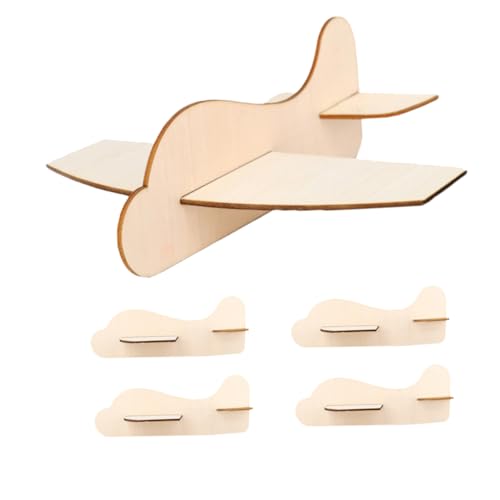 ERINGOGO 5 Stück DIY Holzflugzeug Unbemalte Holzflugzeuge für Kreative Bastelprojekte für Dekorieren und Gestalten von Partys und Mehr ERINGOGO 5 Stück DIY Holzflugzeug Unbemalte Holzflugzeuge für Kreative Bastelprojekte für Dekorieren und Gestalten von Partys und Mehr von ERINGOGO