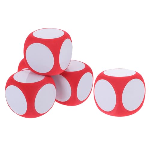 ERINGOGO 5 Stücke 6cm Blank Schaum Würfel Für Outdoor Spiel Löschbaren Klassenzimmer Würfel Versorgung von ERINGOGO