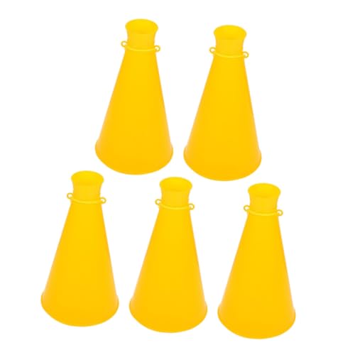 ERINGOGO 5 Stück Jubelhorn lautsprecher partyzubehör Jubeltröte Party-Horn Fußballhorn Spiel jubelnde Spielzeuge Party-Megafone Jubelnde Requisiten Hornspielzeug Abs Yellow ERINGOGO 5 Stück Jubelhorn lautsprecher partyzubehör Jubeltröte Party-Horn Fußballhorn Spiel jubelnde Spielzeuge Party-Megafone Jubelnde Requisiten Hornspielzeug Abs Yellow von ERINGOGO