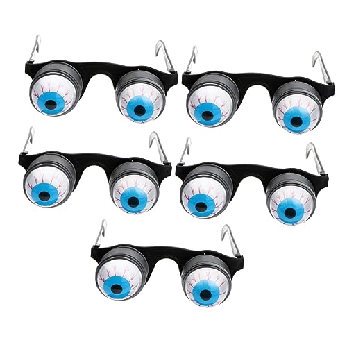 ERINGOGO 5 Stück Knifflige Frühlingsbrille Lustige Halloween-brille Erwachsene Brille Mit Fallendem Augapfel Halloween-party-brille Festivalbrille Dekorationen Gläser Geformt Für Plastik ERINGOGO 5 Stück Knifflige Frühlingsbrille Lustige Halloween-brille Erwachsene Brille Mit Fallendem Augapfel Halloween-party-brille Festivalbrille Dekorationen Gläser Geformt Für Plastik von ERINGOGO