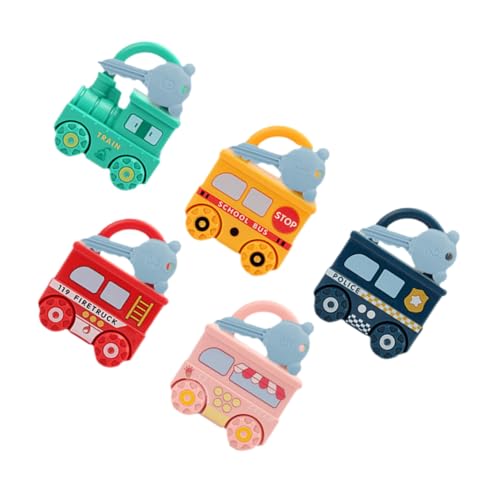 ERINGOGO 5stücke Kinderspielzeug Schloss Und Schlüssel Entriegelungsspielzeug Für Kleinkinder Vorschul-lernspielzeug Aus Kunststoff Für Praktische Fähigkeiten Und Zuordnungsspiel ERINGOGO 5stücke Kinderspielzeug Schloss Und Schlüssel Entriegelungsspielzeug Für Kleinkinder Vorschul-lernspielzeug Aus Kunststoff Für Praktische Fähigkeiten Und Zuordnungsspiel von ERINGOGO