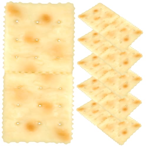 ERINGOGO 5 Stück Künstliche Gefälschte Kekse Realistisches Keks aus PVC für Küche Spielzeug und Foto Requisiten von ERINGOGO
