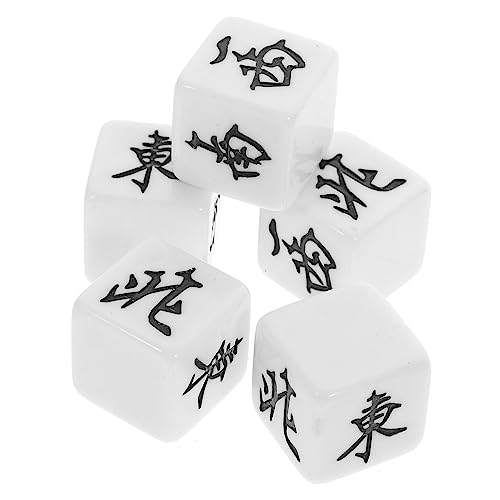 ERINGOGO 5 Stück Mahjong Windrichtungswürfel für Partyspiele für Mahjong Fans und Gesellige Runden Leicht und Robust Zuhause und Veranstaltungen ERINGOGO 5 Stück Mahjong Windrichtungswürfel für Partyspiele für Mahjong Fans und Gesellige Runden Leicht und Robust Zuhause und Veranstaltungen von ERINGOGO
