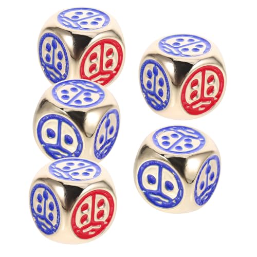 ERINGOGO 5 Stück Marienkäfer Punktwürfel Brettwürfel Spielwürfel Tragbare Würfel Spiel Requisitenwürfel Für Spiel Partygeschenk Zahlenwürfel Partyzubehör Große Würfel Würfel von ERINGOGO