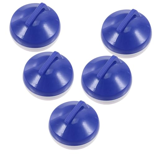 ERINGOGO 5 Stück Mini Curlingbälle Mini Curlingbälle Für Den Tisch Kunststoff Blau von ERINGOGO