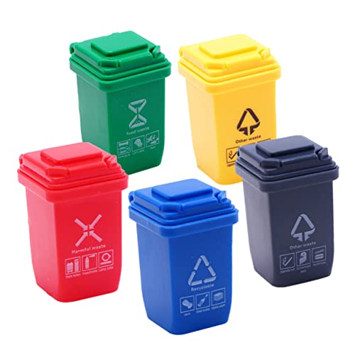 ERINGOGO 5 Stück Mini-Mülleimer hühner gieskanne kinderspielzeug kinderknallzeug puppenhauszubehör Auto Miniaturen Deckel Puppenhausmüll Miniatur-Mülltonne für Puppenhaus Plastik ERINGOGO 5 Stück Mini-Mülleimer hühner gieskanne kinderspielzeug kinderknallzeug puppenhauszubehör Auto Miniaturen Deckel Puppenhausmüll Miniatur-Mülltonne für Puppenhaus Plastik von ERINGOGO