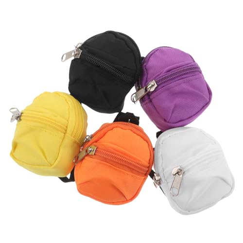 ERINGOGO 5 Stück Mini-Rucksack Schlüsselanhänger Tasche Kartenhalter Schlüsselbund Reise-münzbeutel Schlüsselbund Mit Reißverschluss Rucksack-schlüsselanhänger Für Mädchen Oxford-Stoff ERINGOGO 5 Stück Mini-Rucksack Schlüsselanhänger Tasche Kartenhalter Schlüsselbund Reise-münzbeutel Schlüsselbund Mit Reißverschluss Rucksack-schlüsselanhänger Für Mädchen Oxford-Stoff von ERINGOGO