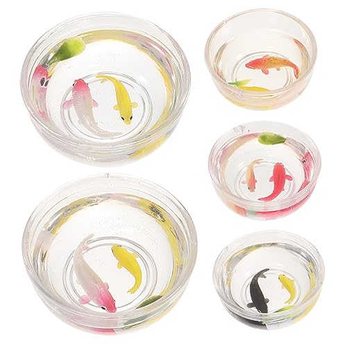 ERINGOGO 5 Stück Mini-hausaquarium Miniatur-szenendekor Mini-Aquarium-Modell Winziger Fischtank Dollhouse Fish Bowl Zubehör Für Aquarien Miniatur-Aquarium Zufällige Farbe ERINGOGO 5 Stück Mini-hausaquarium Miniatur-szenendekor Mini-Aquarium-Modell Winziger Fischtank Dollhouse Fish Bowl Zubehör Für Aquarien Miniatur-Aquarium Zufällige Farbe von ERINGOGO
