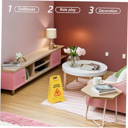 ERINGOGO 5 Stück Miniatur Rutschiges Warnschild Teilig Realistische Boden Sicherheitsschilder für Puppenhaus Dekoration und Rollenspiel Kreative Spielzeugwarnung ERINGOGO 5 Stück Miniatur Rutschiges Warnschild Teilig Realistische Boden Sicherheitsschilder für Puppenhaus Dekoration und Rollenspiel Kreative Spielzeugwarnung von ERINGOGO