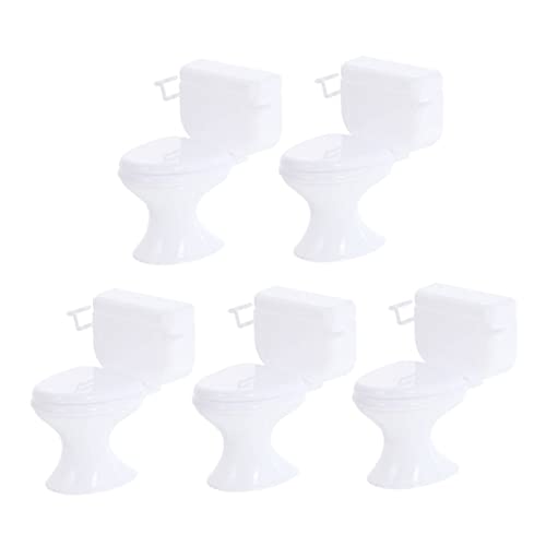 ERINGOGO 5 Stück Puppentoilette Babytopf Töpfchentoilette Toiletten-Training Miniaturszene Toilettentrainingssitze Tragbares Töpfchen Für Kleinkinder Plüsch Dekoration Plastik Weiß ERINGOGO 5 Stück Puppentoilette Babytopf Töpfchentoilette Toiletten-Training Miniaturszene Toilettentrainingssitze Tragbares Töpfchen Für Kleinkinder Plüsch Dekoration Plastik Weiß von ERINGOGO