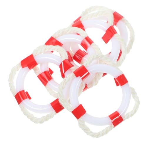 ERINGOGO 5 Stück Rettungsringmodell Lebensring -Bojespielzeug Wandspiegel Wandtattoos nach Hause Miniboot spaß plastikenten schwimmboje dekorative Bojen Mini-Rettungsring-Dekorationen rot ERINGOGO 5 Stück Rettungsringmodell Lebensring -Bojespielzeug Wandspiegel Wandtattoos nach Hause Miniboot spaß plastikenten schwimmboje dekorative Bojen Mini-Rettungsring-Dekorationen rot von ERINGOGO